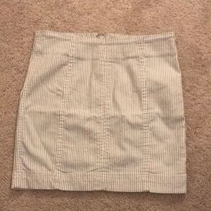 Free People Modern Femme White Pencil Skirt